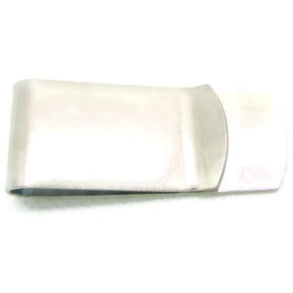 Money Clip Stainless Steel Silver Tone Wallet Credit Card ID Cash Holder Men - Picture 9 of 9